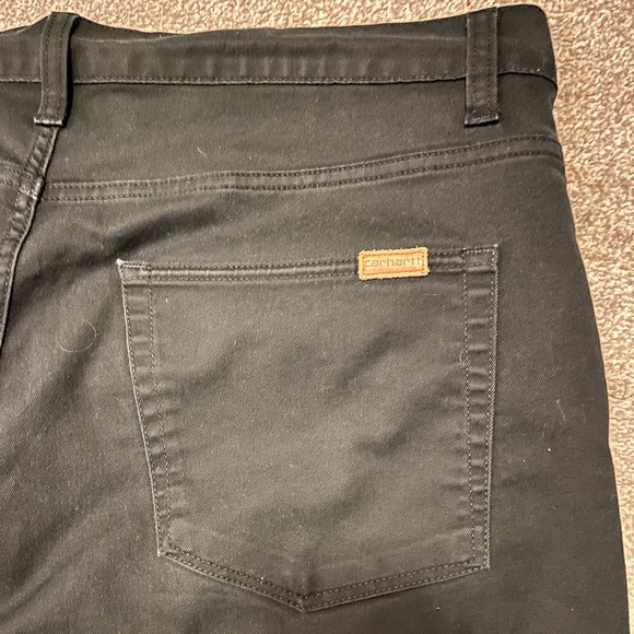 Mens Carhartt WIP Vicious Pants 36x32 Black - Picture 4 of 7